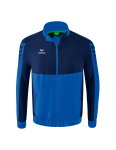 Erima Presentation Jacket Six Wings (100% Polyester, Stand-up Collar, without Lining) Royal Blue/Navy Blue Men